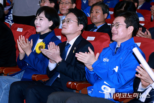 「M포토」 서울 현장 최고위원회의 참석한 전현희·박주민·정원오