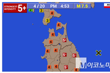 日 아오모리 앞바다 규모 7.5 강진...쓰나미 경보 발령